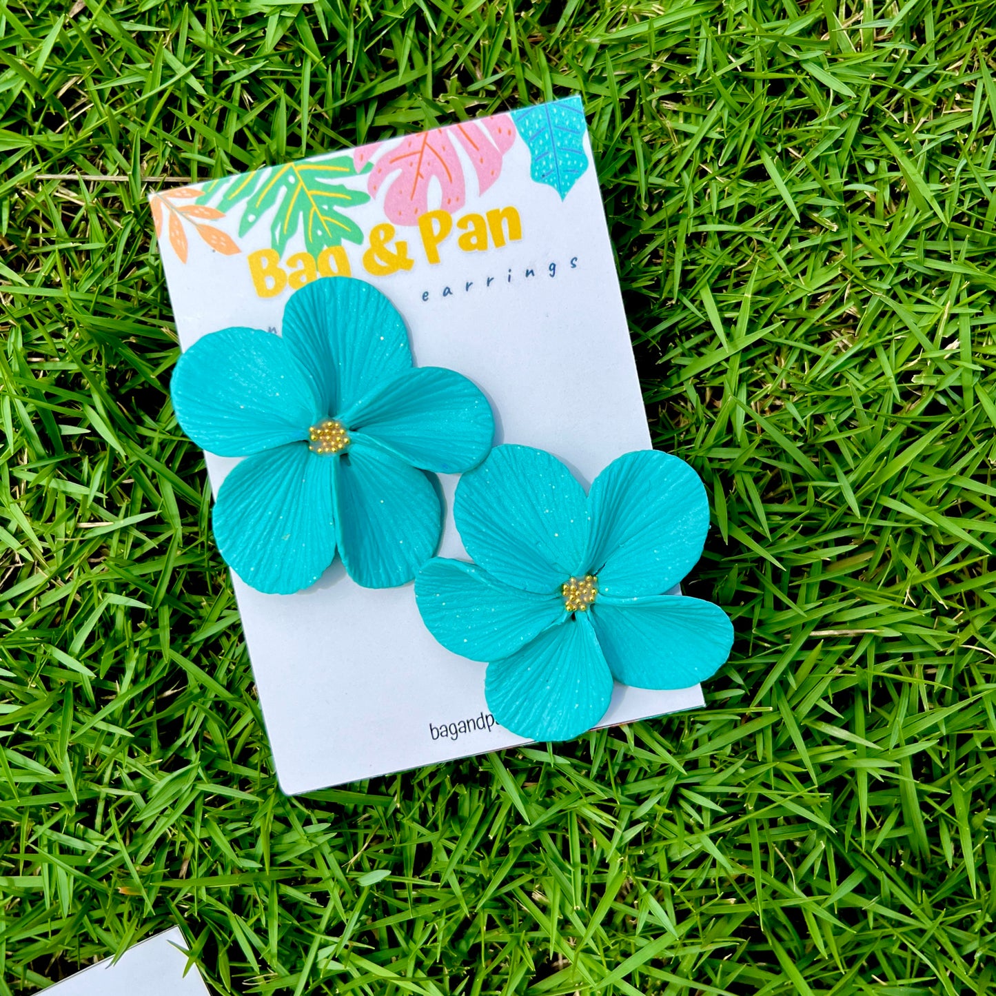 Petunia - Bold Statement Polymer Clay Flower Earrings