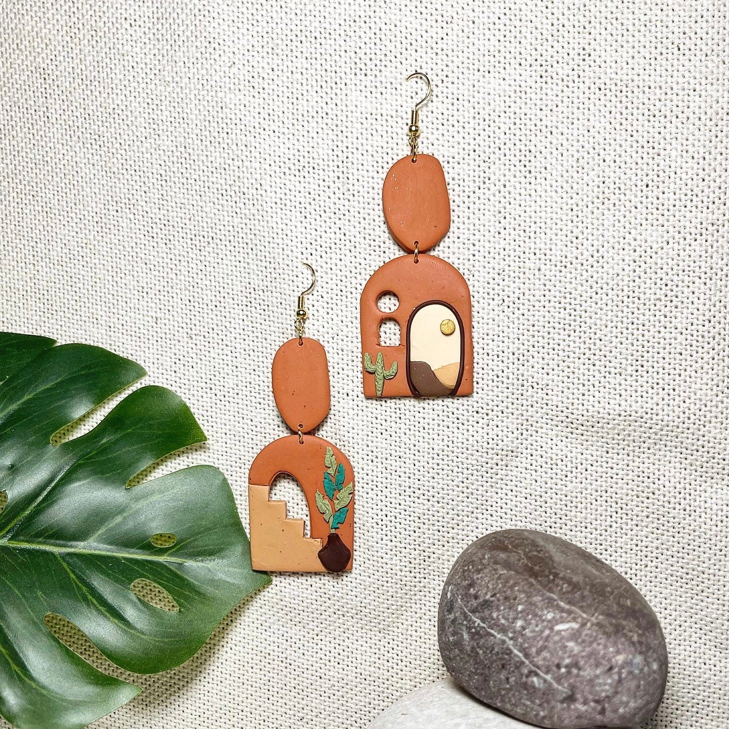 Views from Morocco Polymer Clay Earrings